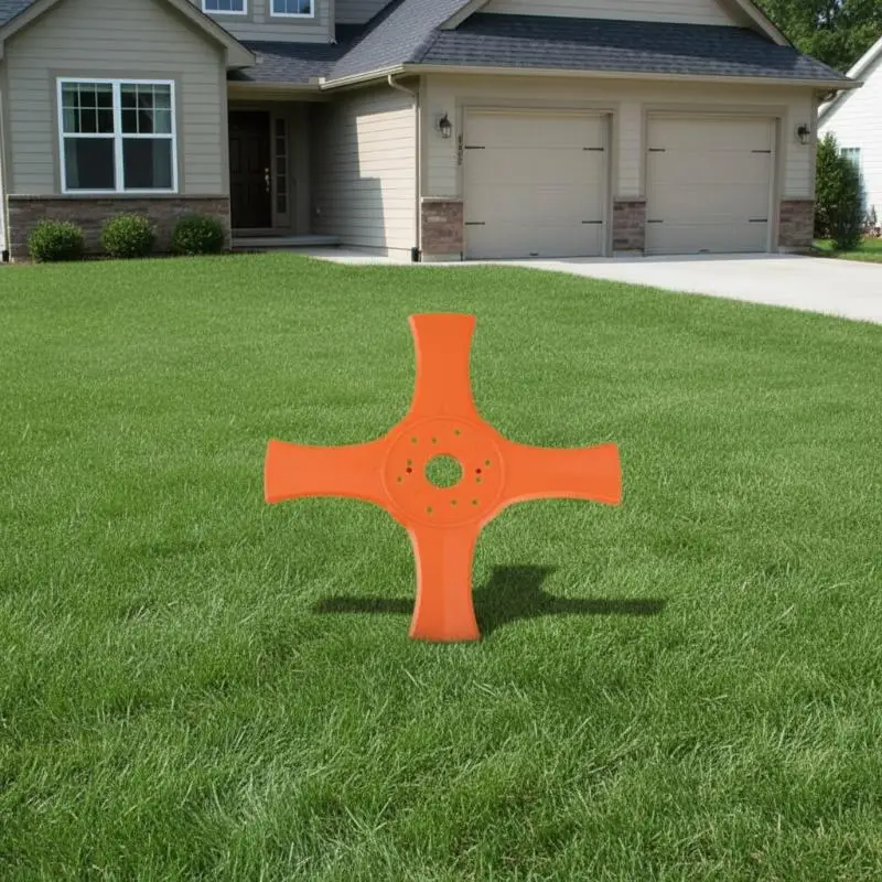 Lawn Mower Replacement Trimmer Blade Sharp Edge Anti-Rust High Wear Resistant for Outdoor Garden Grass Care Maintenance
