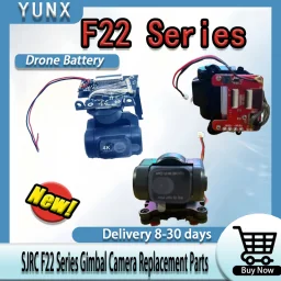 Optional 2-Axis & 3-Axis Gimbal Camera PTZ Module, Replacement Accessories for SJRC F22S F22 S2 F22 S3 Drone