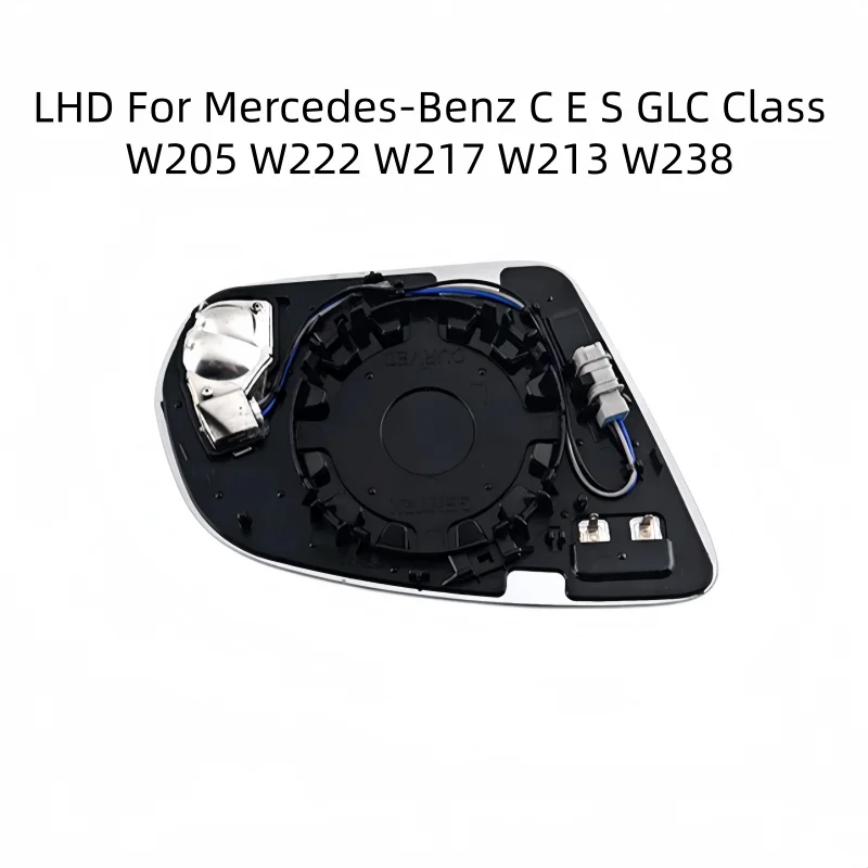 LHD For Mercedes-Benz C E S GLC Class W205 W222 W217 W213 W238 Blind Spot Heating Side Mirror Glass Lens Door Wing Mirror Glass