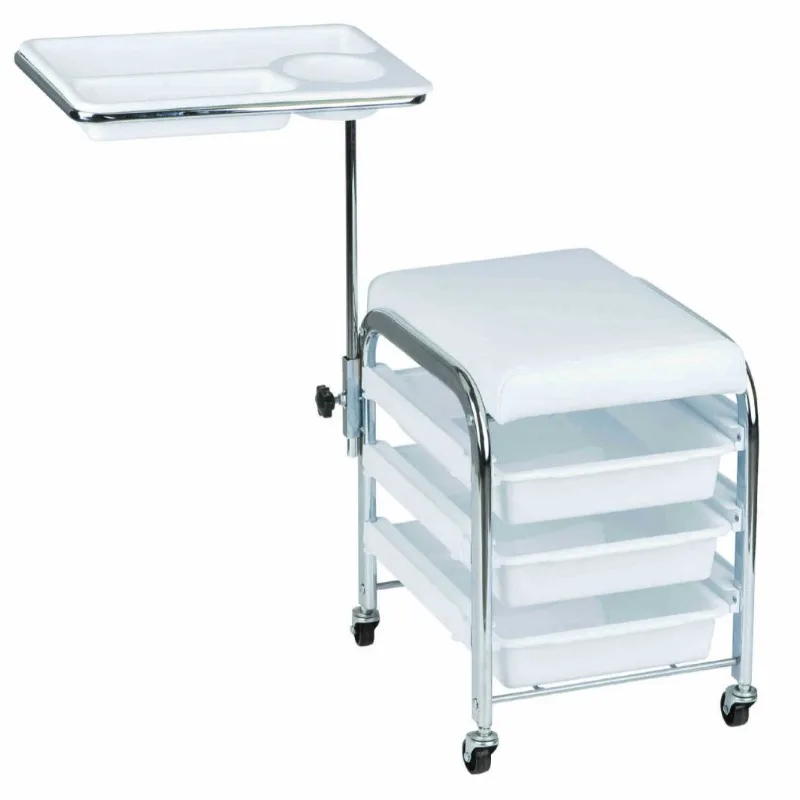

Removable pedicure stool with drawer seat chair beauty cart manicure manicure tool cart storage rack