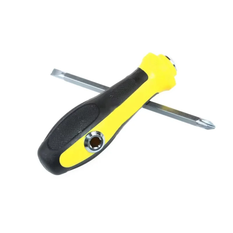 BOSI 6.3mm x 100mm PH&S In 1 Screwdriver With Six Point Socket On The Grip for 