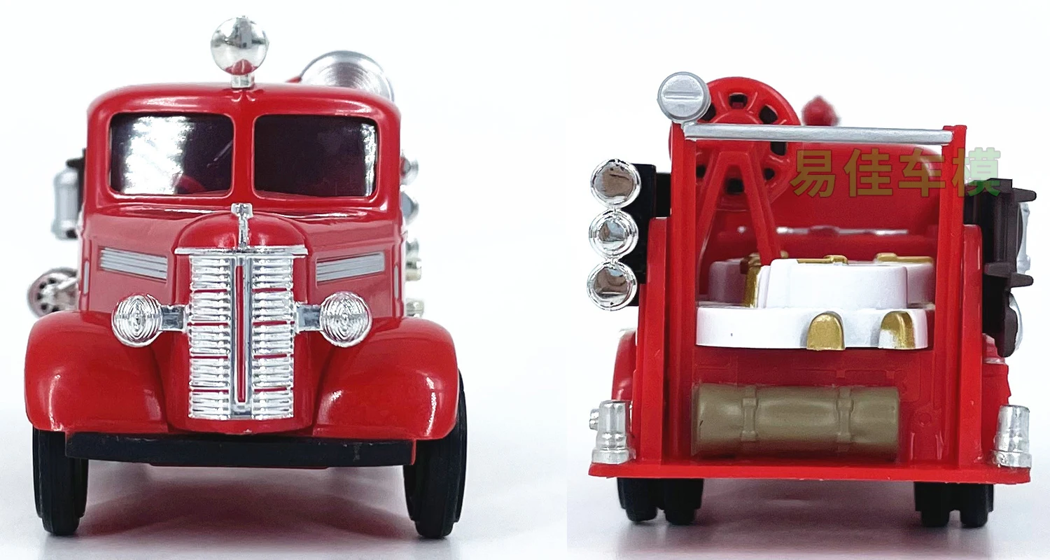 Diecast escala 1:43 bedford motor de incêndio liga modelo de carro brinquedo colecionável presente lembrança exibição ornamento