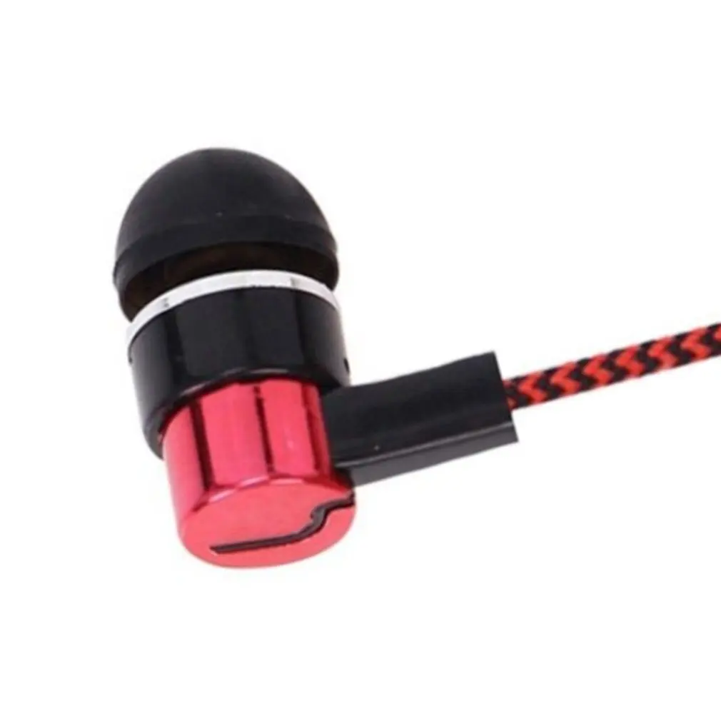 Bedrade Koptelefoon 3.5Mm Sport Oordopjes Met Bass Telefoon Oortelefoon Stereo Headset Met Microfoon Volumeregeling Muziek Oortelefoon