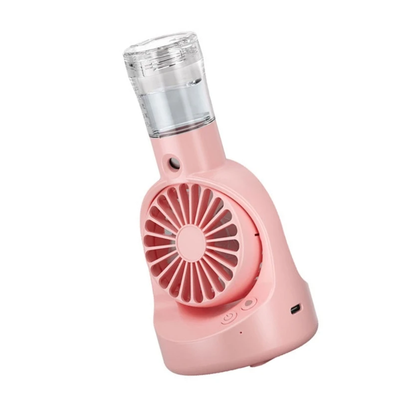 충전식 팬 경량 스프레이 팬 연무 스프레이 팬 실내용 미니 미스트 팬
