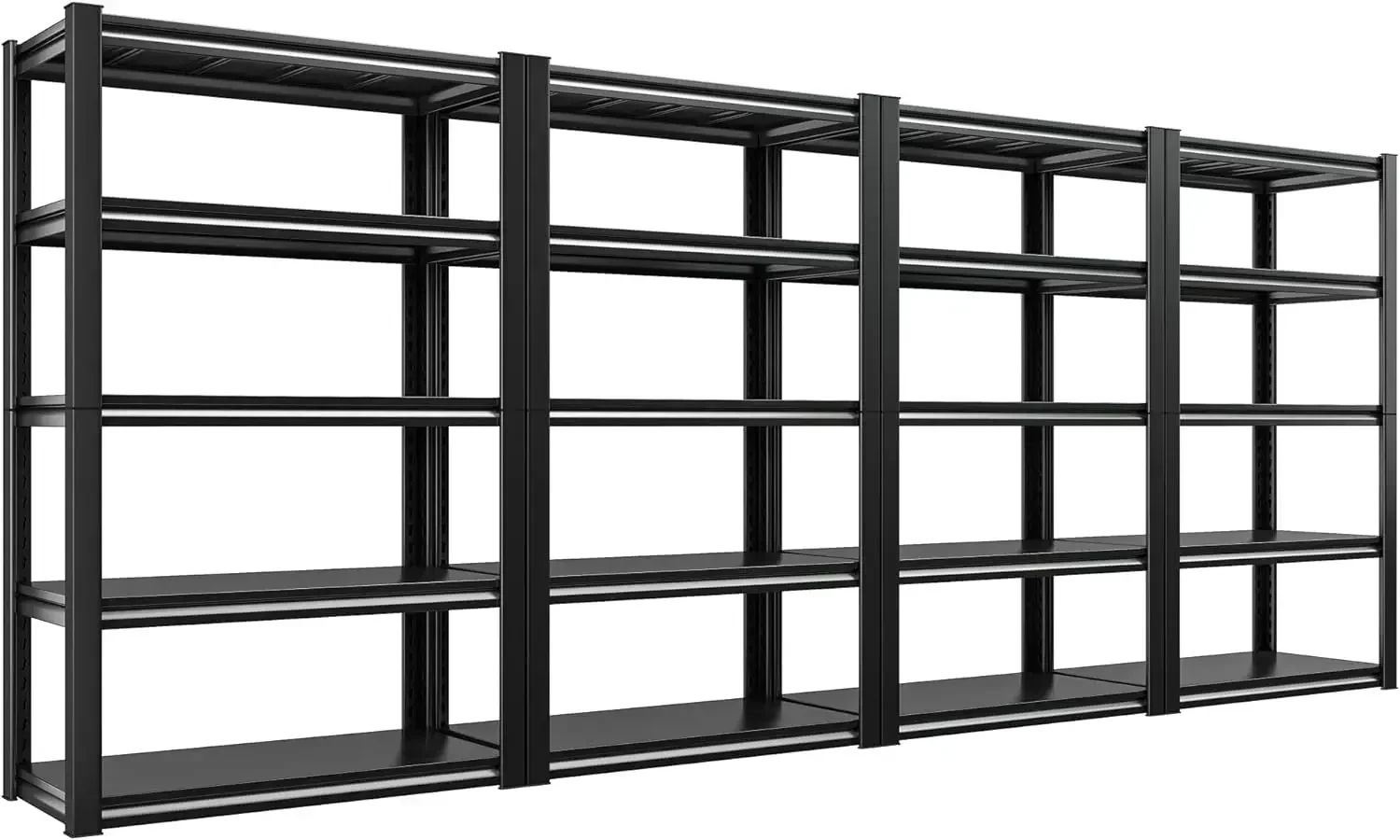 

%a 72" Garage Shelving, Garage Storage Shelves Heavy Duty Shelving Loads 2000LBS, 5-Tier Shelving Units and Storage, Adjustabl