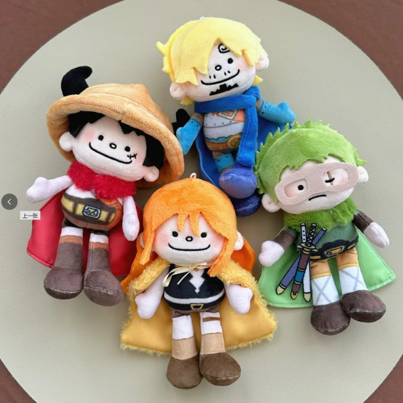 

New One Piece Elbaf Arc Plush Toy Cotton Doll Luffy Zoro 15cm Fan Art Cotton Stuffed Pendant Anime Bag Decor For Anime Collector