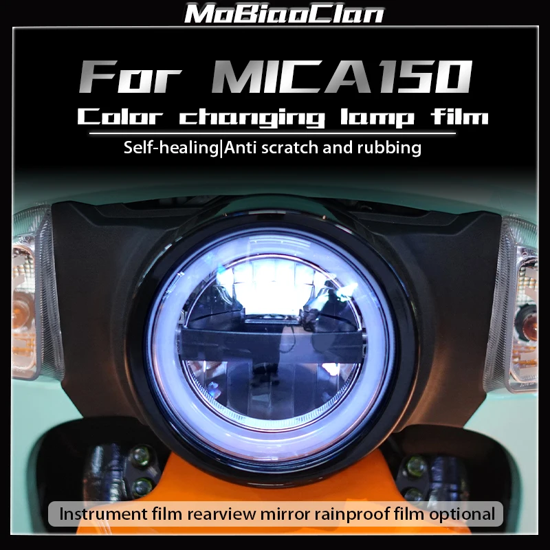 

For SYM MICA150 MICA 150 Transparent Protective Film Motorcycle Accessories Headlight Taillight Speedometer Stickers