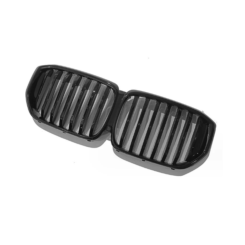 Car Front Grille Bumper Grill For BMW G05 LCI X5 Facelift 2023 2024 Gloss Black Grille With Camera Hole