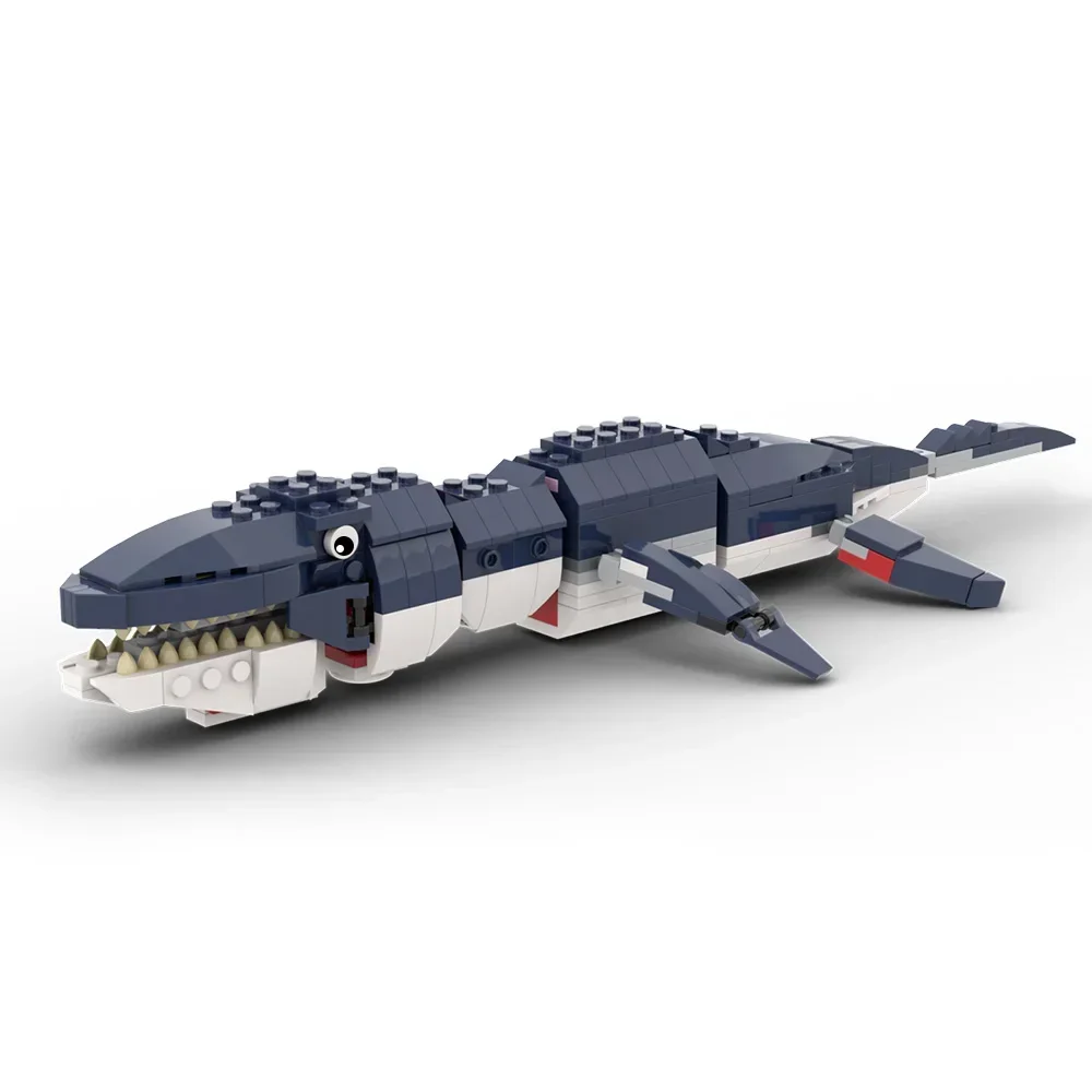 DIY 7 In1 Whales Model Building Block Bricks Deep Sea Killer Whale Ocean Polar Zoo Series Animal Toy Kid Boy Education Best Gift