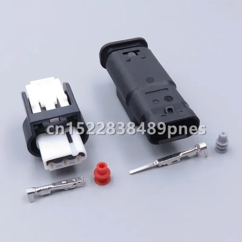 3 Pole White Auto Waterproof Sealed Connector 6189-7675 6189-7458 Wiring Harness Plug