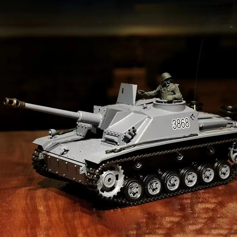 Henglong III F8-3868 RC Off-Road Tank 1/16 Camouflage Multi-Player Tracked Armored Vehicle Boy's Toy Simulation Model