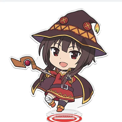 Spiel Yunyun Aqua Megumin Dukunesu Dunkelheit Acryl Stand Puppe Anime Mini Figur Modell Platte Cosplay Spielzeug Geschenk