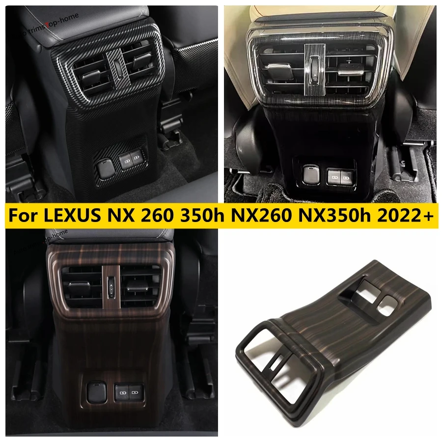 

Armrest Box Anti Kick Rear Air Conditionnal Vent Cover Trim AC Outlet Panel For LEXUS NX 260 350h NX260 NX350h 2022 2023 2024