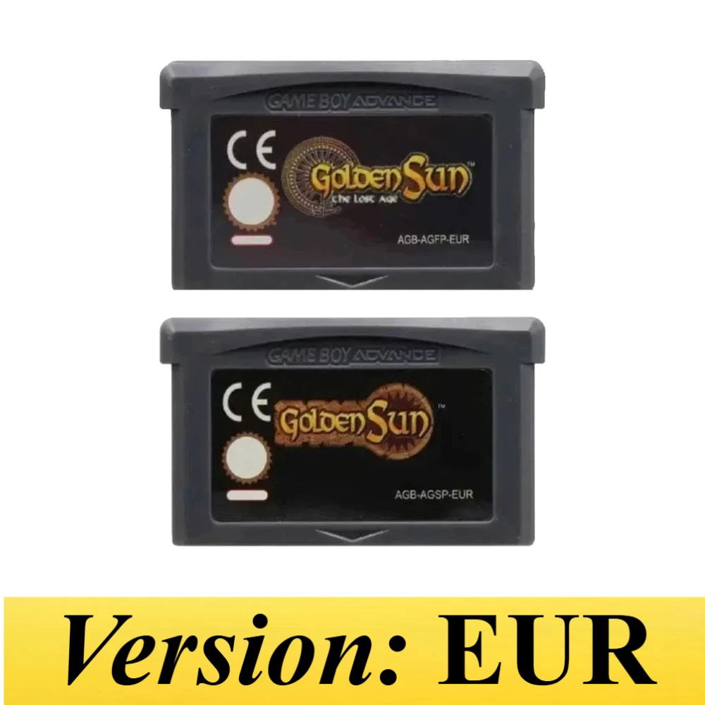 USA/EUR Golden Sun: The Lost Age GBA Game Cartridge 4 Stijlen Advance GBA SP DS Klassieke JRPG Retro Videogame Collectie Cadeau