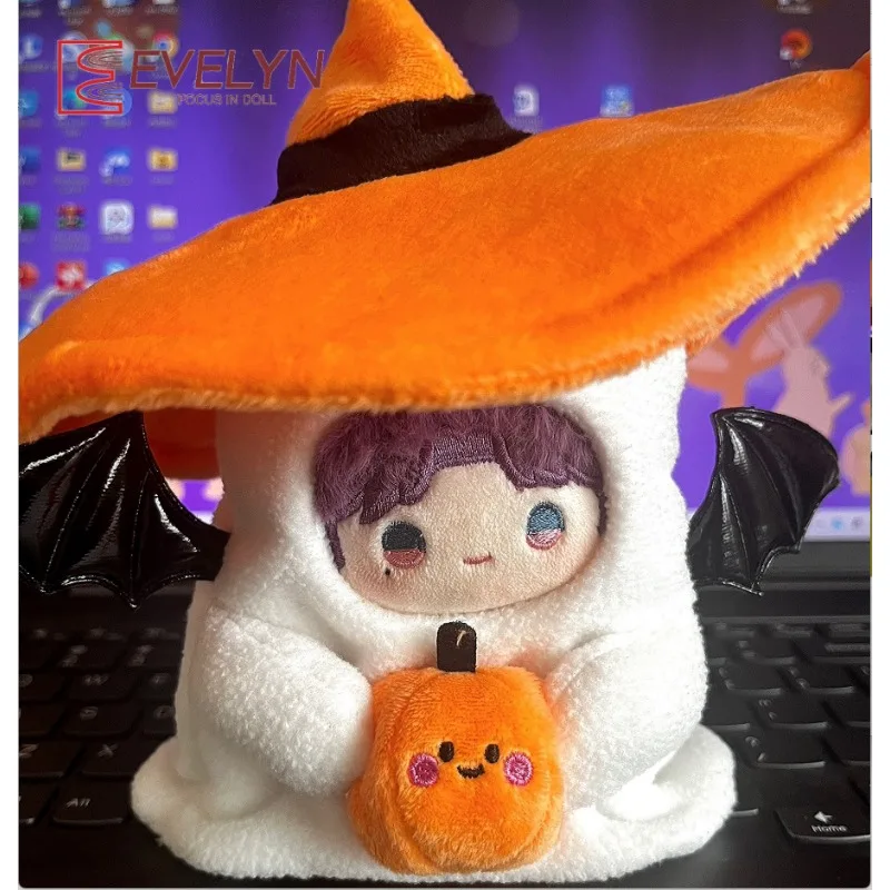 

Evelyn 10cm Mini Pumpkin Clothes Hat Fashion Cotton Doll Stuffed Toy Dress Up Clothes Gift Love and Deepspace Genshin Impact
