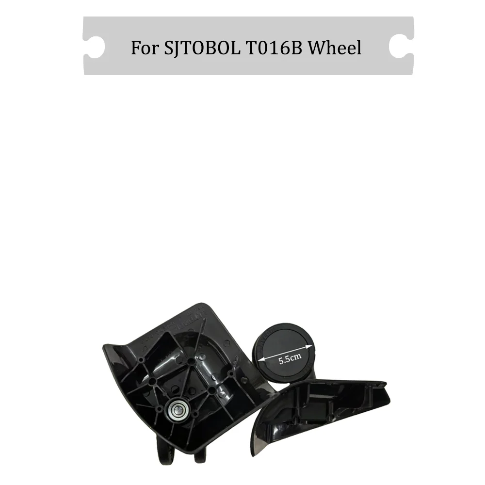 

For SJTOBOL T016B Universal Wheel Black Replacement Suitcase Rotating Silent Smooth Convenient Shock Absorbing Accessories Wheel