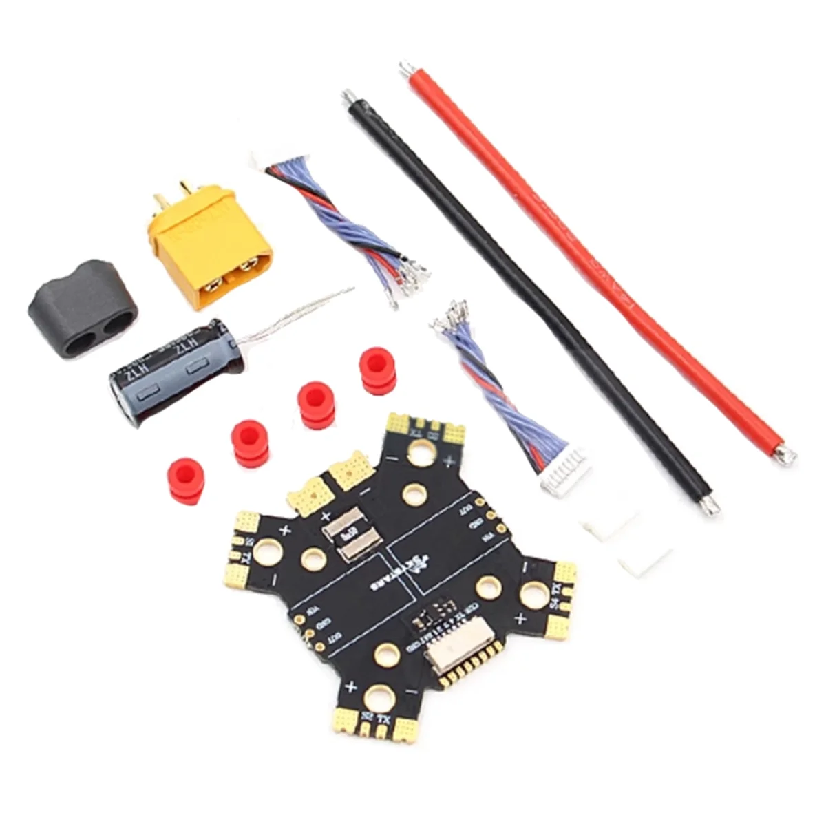 Distribution BoardFor SKYSTARS PDB XT60 Power Distribution Board 4X25A 4X30A for FPV Drone Quadcopter PDB XT60 Power Hub