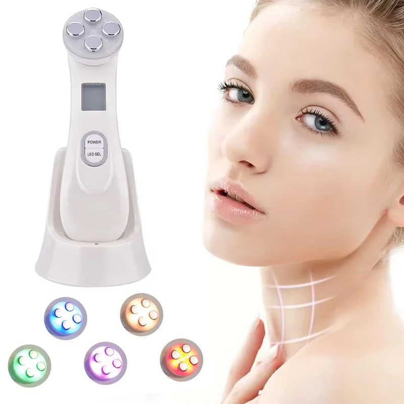 أداة مايكرو الحالية جهاز العلاج بالضوء الأحمر باليد العناية بالبشرة عصا الوجه العلاج بالضوء الأحمر #1