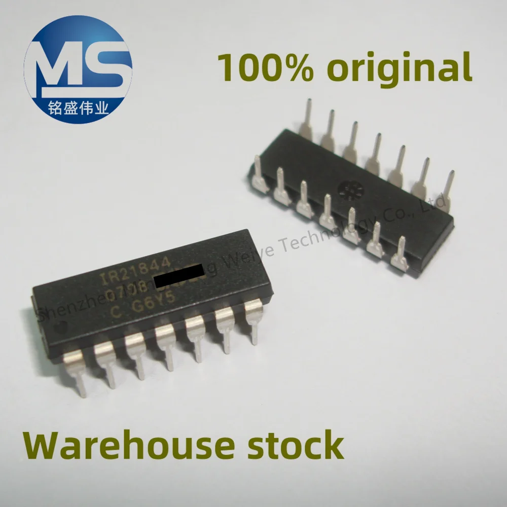 Portão Driver IC Chip Spot Penhold, em linha DIP-14, IR21844 IR21844PBF, 100% novo, 1pc 10pcs