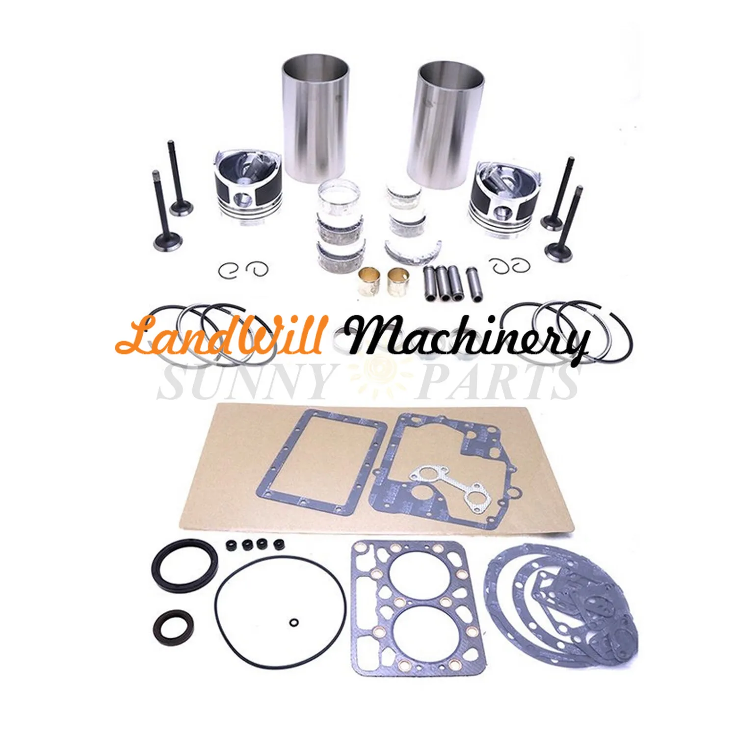 2TN66 2TN66E 2TN66L Overhaul Rebuild Kit STD Fits For Yanmar Engine
