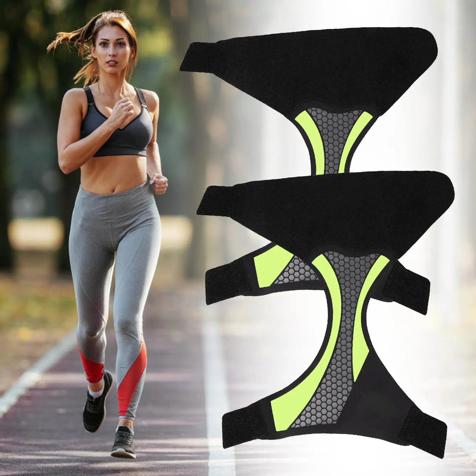 دعامة الكاحل قابلة للتنفس وقابلة للتعديل مثبت القدم التفاف الكاحل استقرار التفاف لاستعادة الإصابات كرة السلة الكرة الطائرة الرياضة