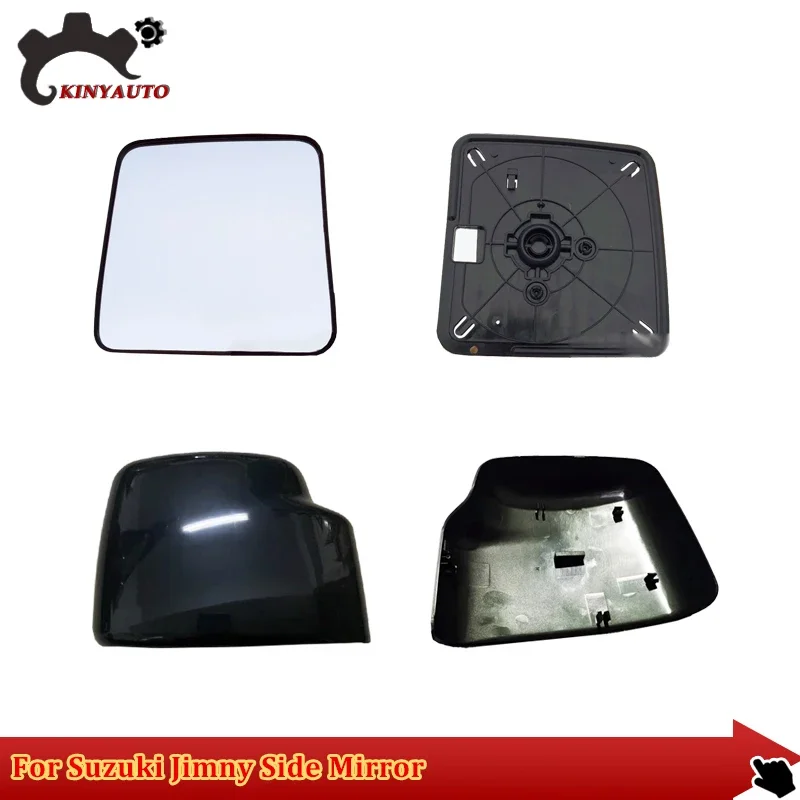 

For Suzuki Jimny Side External Rearview Mirror Lens Glass Turn Signal Light Lamp Lower Lid Shell Frame Cover Holder