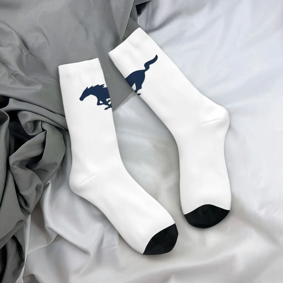 

Fords Mustang Socks car Trendy Stockings Couple High Quality Climbing Socks Winter Printed Anti Skid Socks