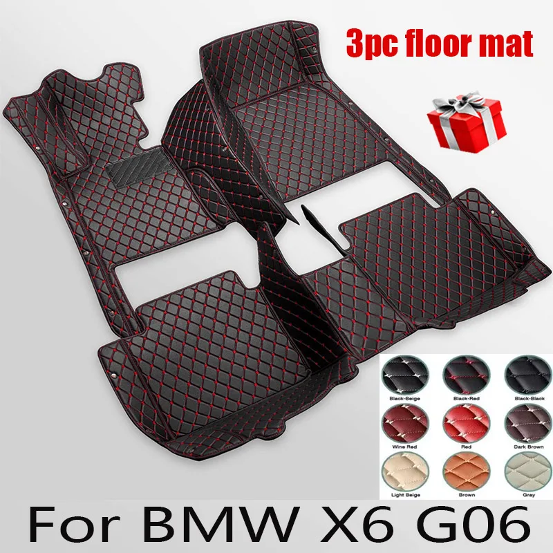 

Car Floor Mats For BMW X6 G06 2020 2021 Custom Auto Foot Pads Automobile Carpet Cover Interior Accessories