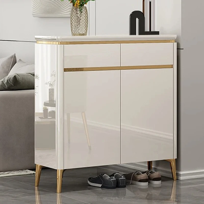 رف أحذية فاخر للمدخل منظم رف مدخل داخلي مدخل قاعة خزانة خذاء تخزين متعدد الوظائف منتجات Muebles المنزلية