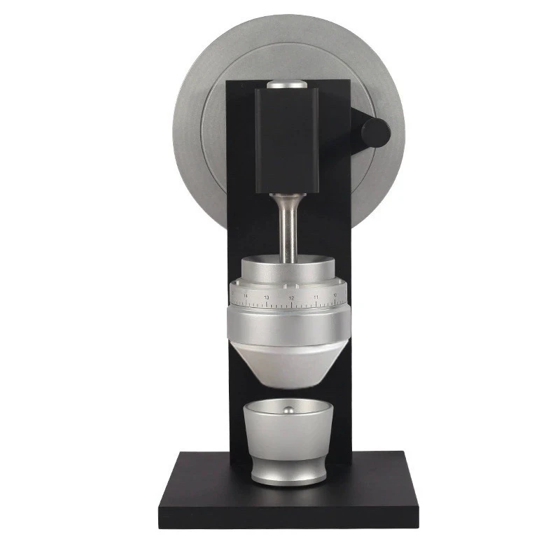 Neue Professionelle 83mm Italienische Burr-Handkaffeemühle - Manueller Espressomaker, Geringer Kaffeesatzrückhalt für Zuhause & Camping