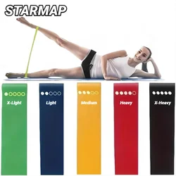Bandas de resistencia de Tpe para entrenamiento de fuerza, expansor de entrenamiento, equipo de gimnasio, Yoga, Pilates, portátil, elástico, 7 piezas
