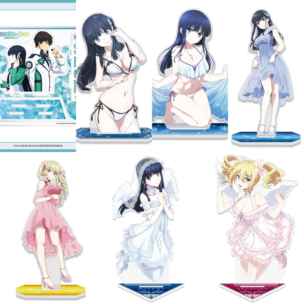 

15CM Charm AnimeMahouka Koukou no Rettousei Acrylic Stand Model Cosplay Characters Ornament Accessories Goods Collection Gifts
