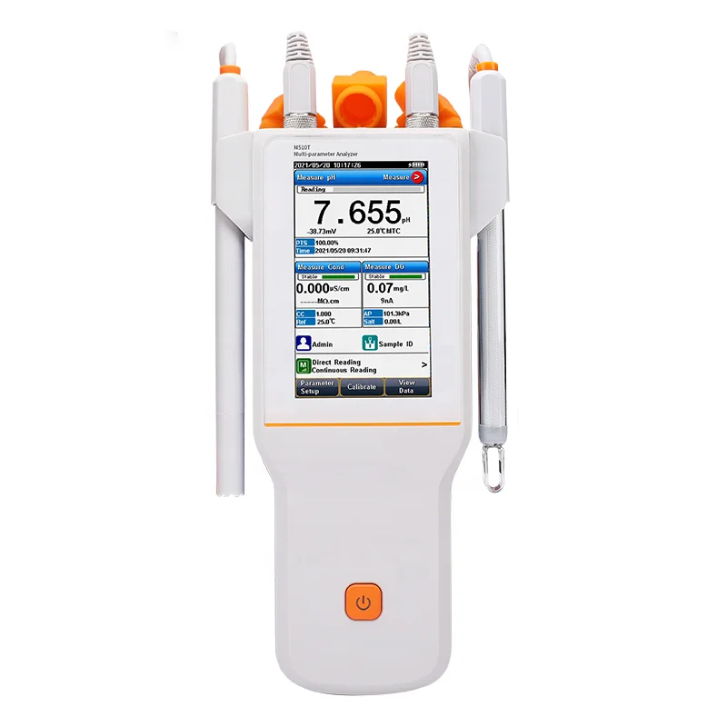 

ph tds ec do dissolved ISE temp test portable multiparameter digital water quality meter