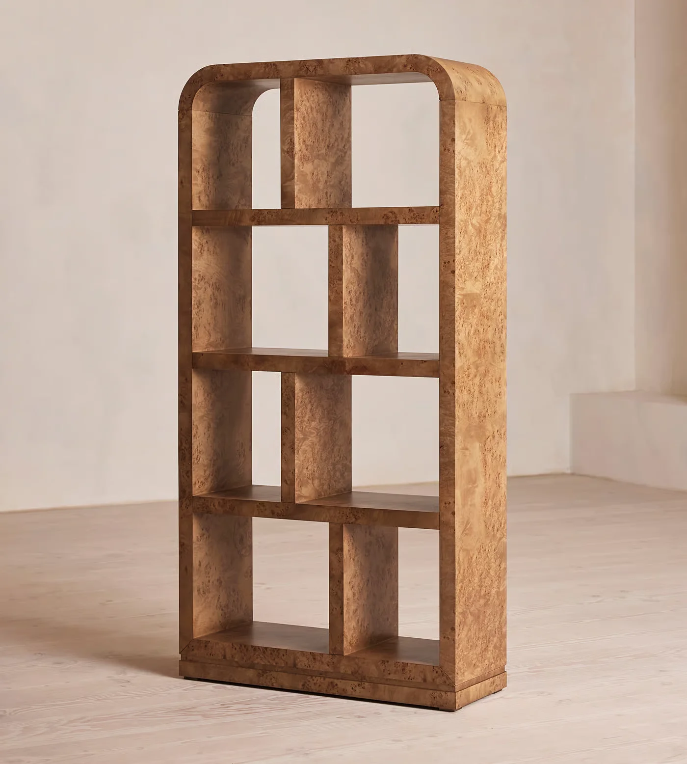 Modern Interior Open Bookshelf Wooden Design Home Office Bookcase Display Shelf Storage Bookshelf Custom Bookcase