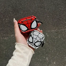 For Airpods 4 Case 2024,Cute Spider-man Protective Soft TPU Earphone Cover For Airpod 4 Case For Airpods Pro 2 Case Boys Funda