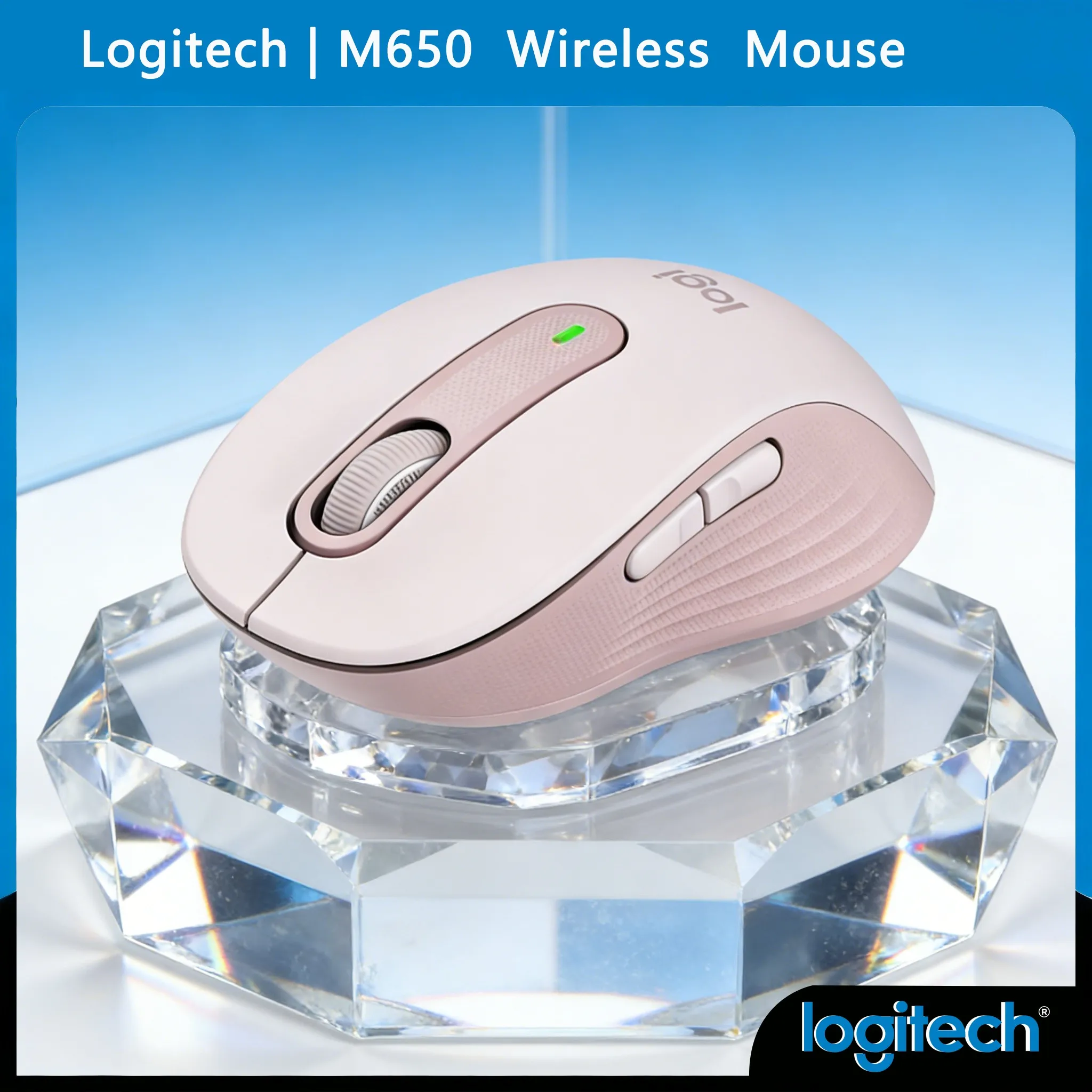 

Logitech M650/M650/M650LL Quiet Click Office Mouse - Perfect for Cubicle Work