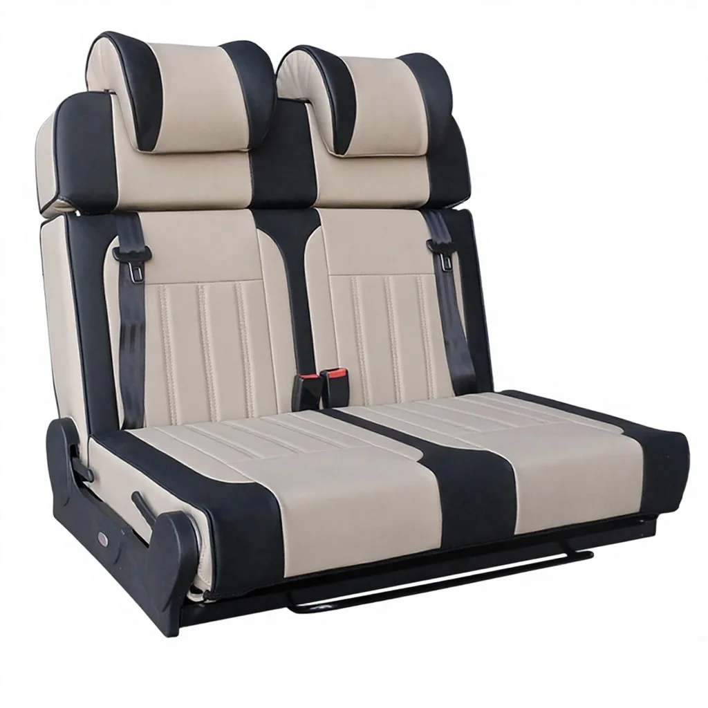 

RV Swivel Seat, China Custom Leather Auto Seat Sofa Bed for Bus Camper Cara RV Passenger Use