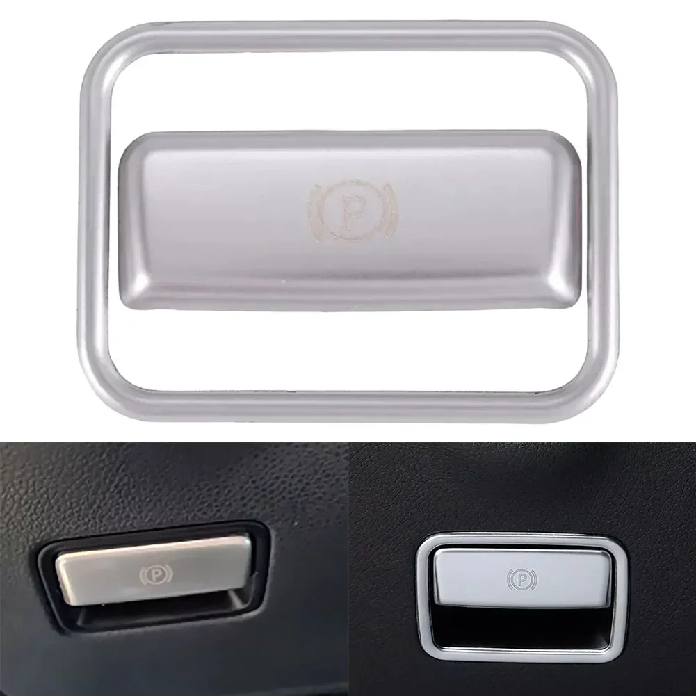 Car Parking Hand Brake Sticker P Button Switch Cover Trim For Benz W166 ML350 GL450 W176 Replace Car Accessories