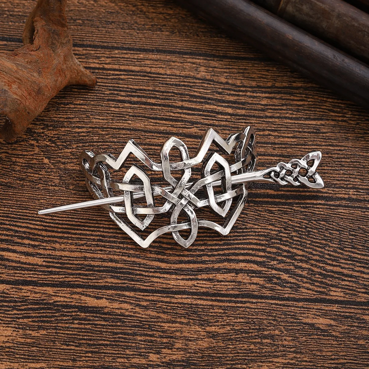 الهيب هوب روك القوطية فايكنغ الشرير نمط خطوط باردة دبوس الشعر الكلاسيكية الراقية تصميم شخصية الإبداعية دبوس الشعر الطرف