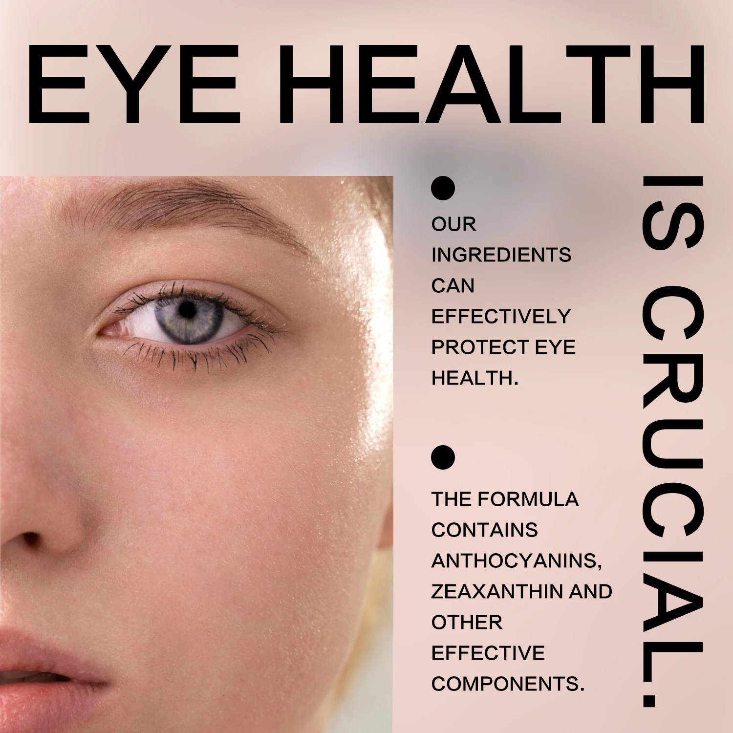 Vision Health Capsules - with Lutein, Zeaxanthin - Eye Vitamins, Protect Eyesight, Relieve Visual Fatigue