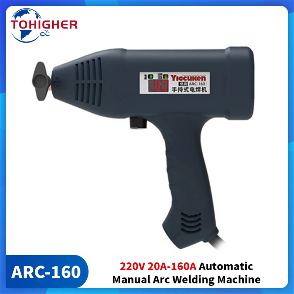 AC220V Inverter Welding Machine Handheld Gun Type Inverter Arc Welding Welder Digital Intelligent Automatic 4800W