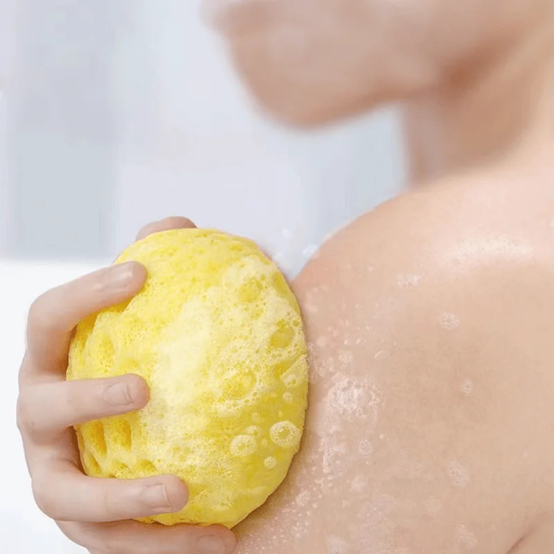 Luxurious Japanese Beehive Bath Sponge: Soft and Absorbent for A Relaxing Shower Experience - Made with Natural Magic Essence
