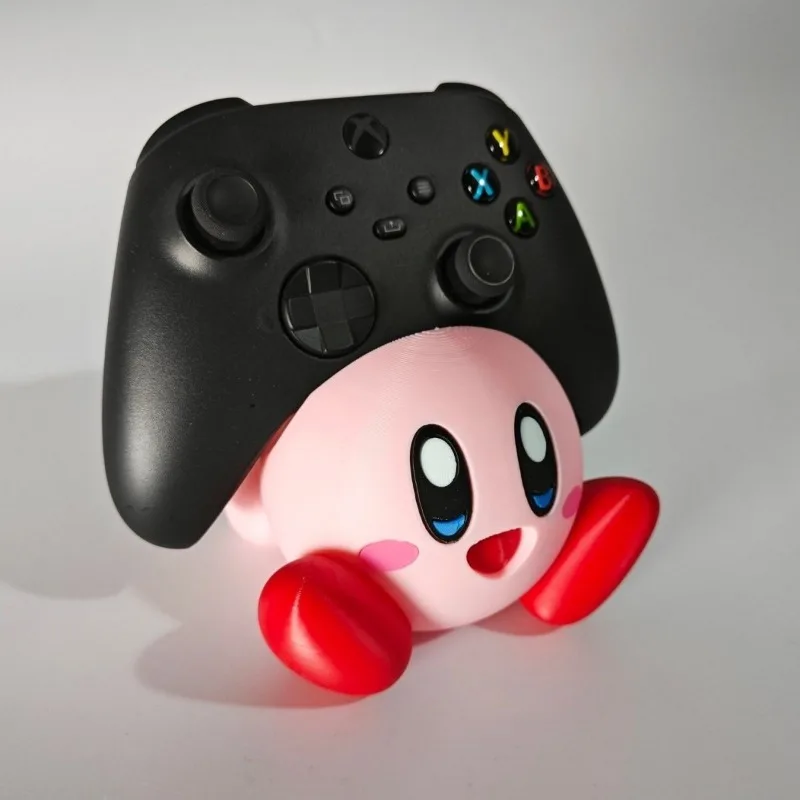 Kirby Cartoon Handle Bracket for PS5 Nintendo Gamepad Bracket Game Console Accessories Creative Desktop Decoration Ornaments