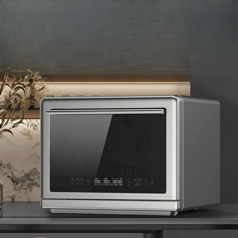 Household desktop micro-steaming, baking and frying machine, steaming oven, air frying microwave oven four-in-one