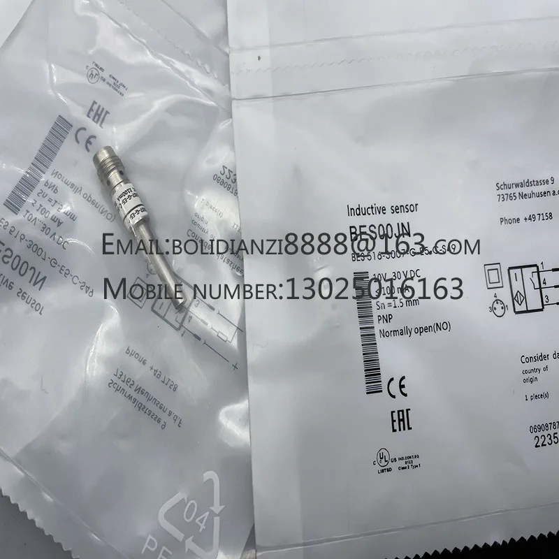 Sensor de interruptor de proximidad BES 516-3008-G-E5-C-S49, nuevo