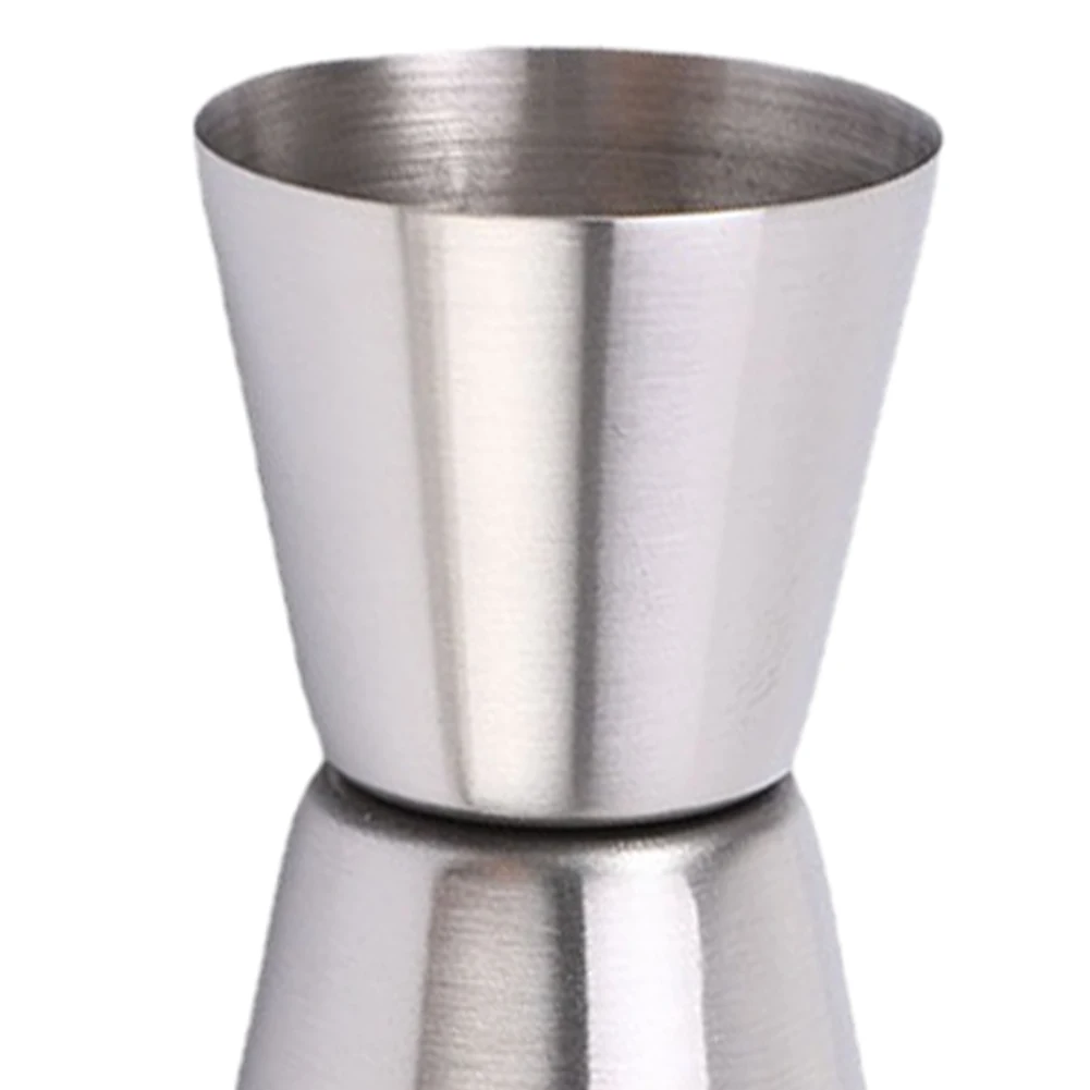 3-1pcs 20/40 25/50ml Double Side Measuring Cup Stainless Steel Measure Mug Cocktail Shaker Jigger Shot Bar Accessories