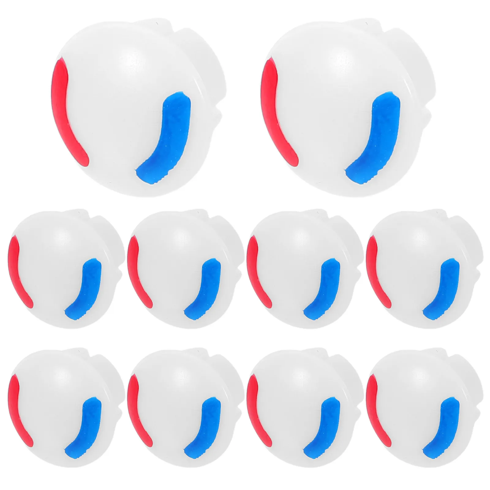 

10Pcs Water Faucet Accessories Hot Cold Plastic Labels Red Blue Covers Sink Signs Hot Cold Indicators Hotel Bathroom Decor