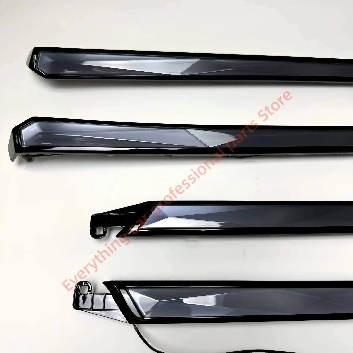 سيارة LED الضوء المحيط لكزس ES شريط توجيه ضوء الباب 64 لون كريستال مصباح لتهيئة الجو غطاء مكبر الصوت الباب زر APP التحكم #2