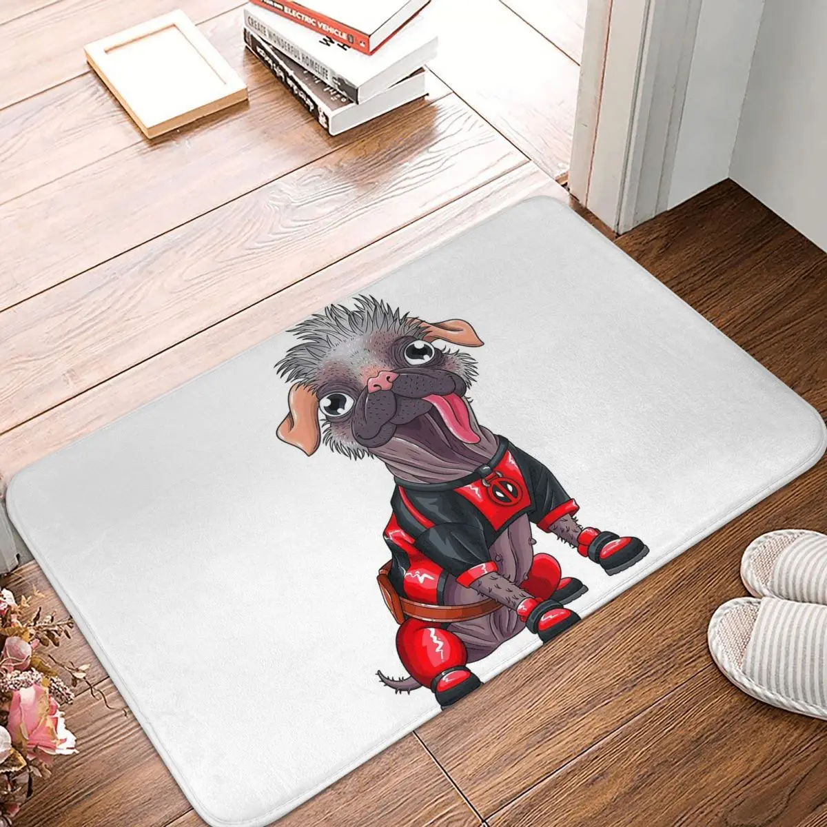 Dogpoool Peggy Cartoon Dog Non-slip Doormat Floor Mat Water oil proof Carpet Rug for Kitchen Entrance Home Balcony Footpad Mats