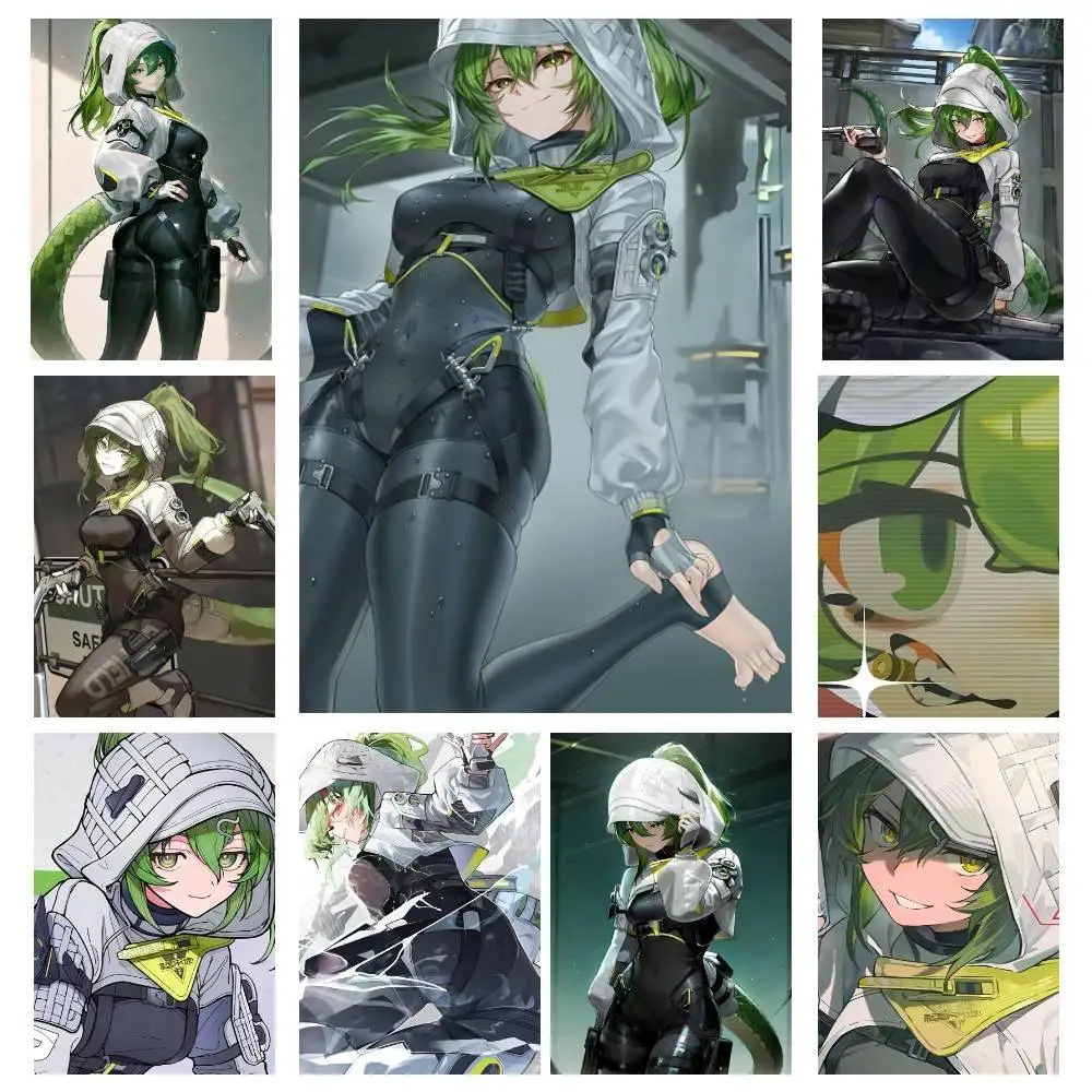 Anime Game Arknights Endfield Fluorite Posters High Quality Self-adhesive Wall Art Decorations Color Prints Sticky